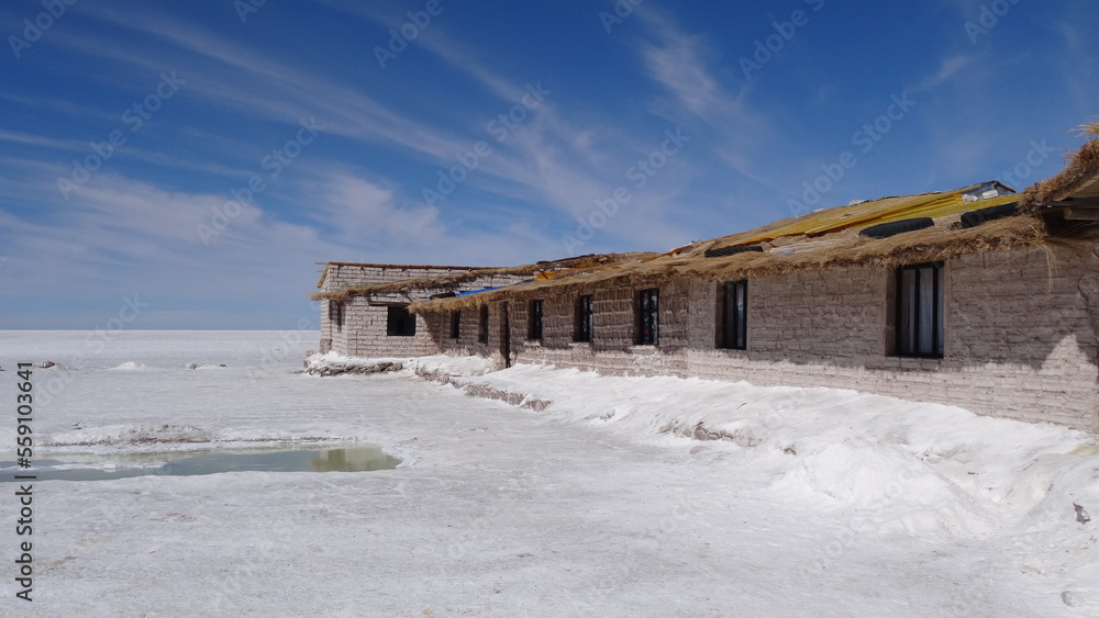 Casa no meio do deserto Bolivia - House in the midle of desert