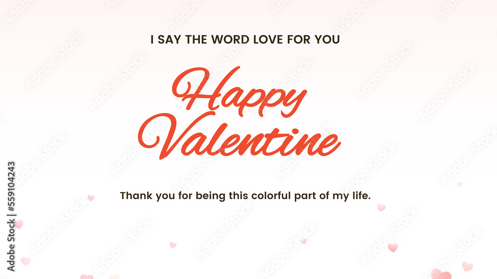 happy Valentine Day wish image with message