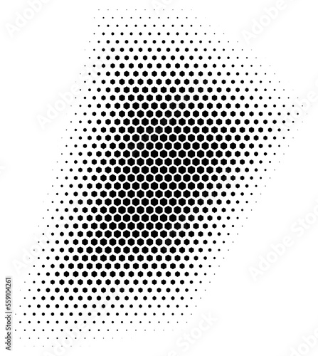 Hexagonal shape background