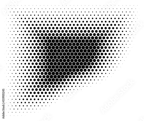 Hexagonal shape background