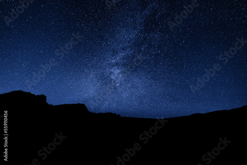 Subtle Milky Way Above Boca Tauce, Teide National Park