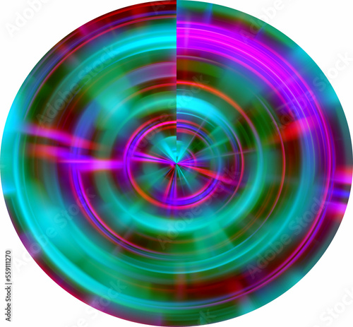 Circles  colorful vortex  disco lights  round shapes  abstract background