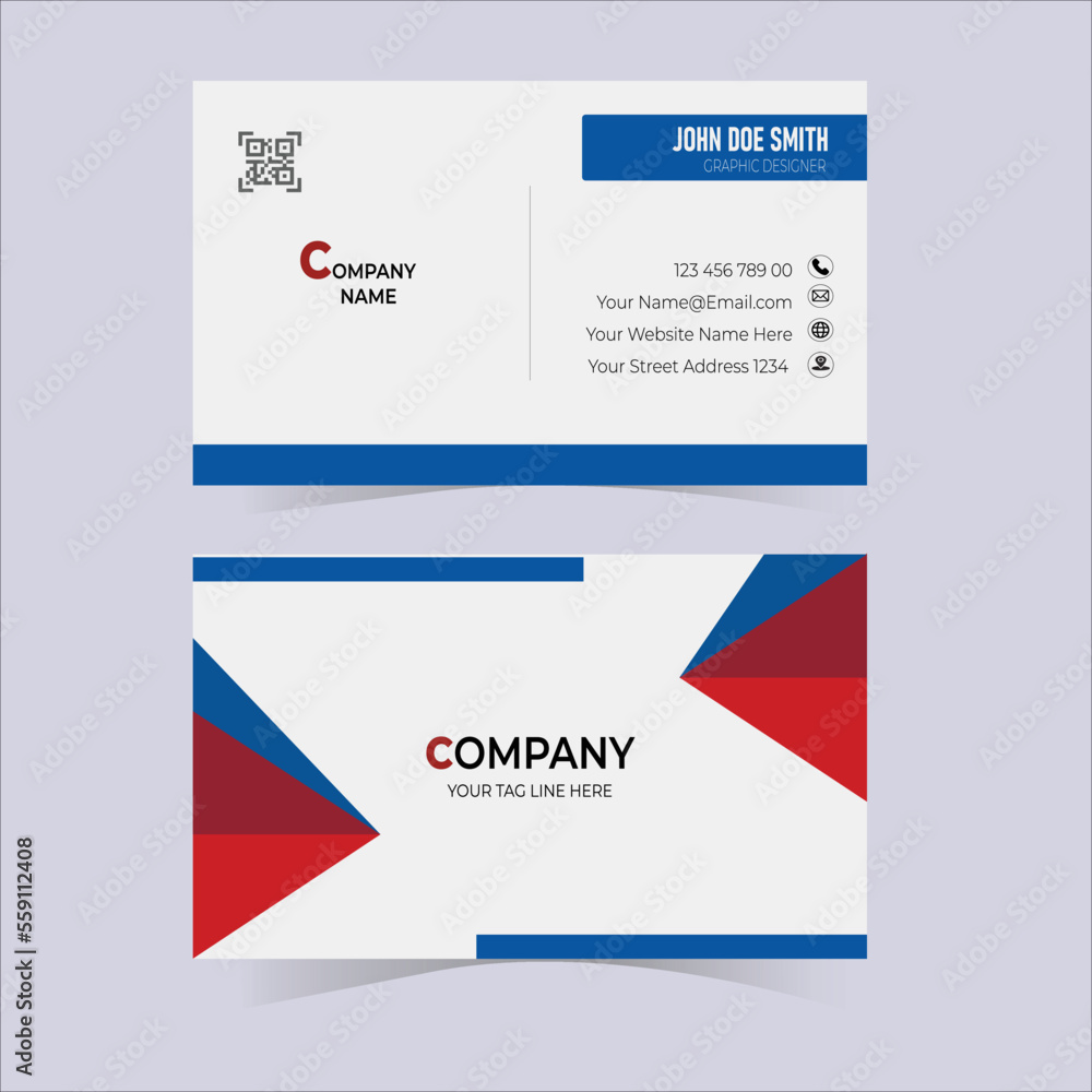 Minimal Individual Business Card Layout Minimal Individual Business Card Layout