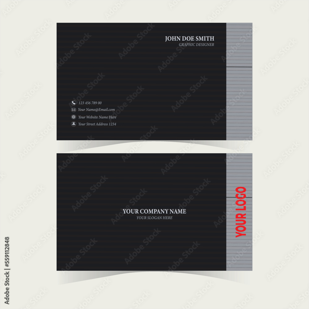 Vector Modern Creative and Clean Business Card Template Vector Modern Creative and Clean Business Card Template