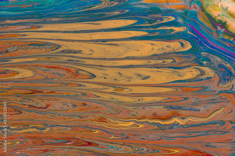 © Cavan Images - Abstract marbling art Patterns © Cavan Images - Abstract marbling art Patterns