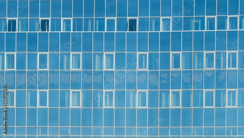 Building glass facade texture