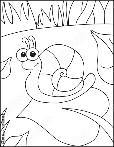 Cute Insects Coloring Pages For Kids