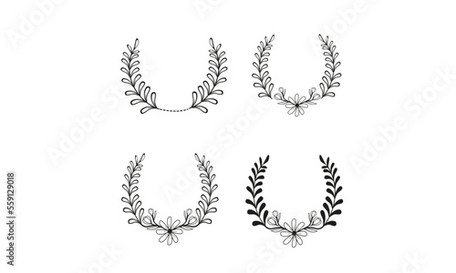 Laurel wreath set