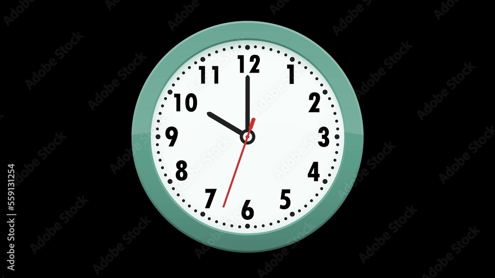 Clock icon isolated on white background Clock icon isolated on white background