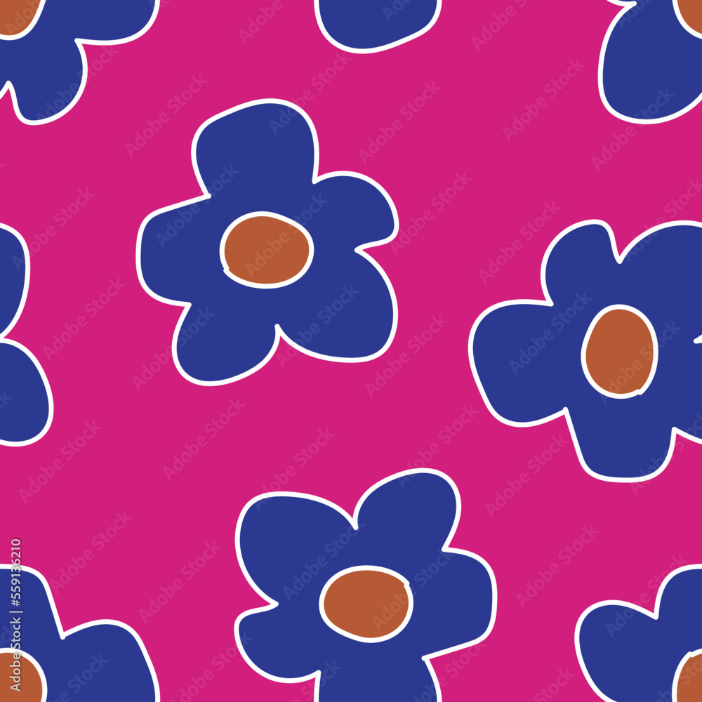 Floral Seamless Pattern Design Background Floral Seamless Pattern Design Background