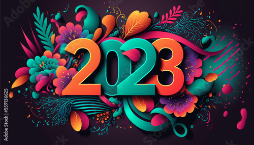 2023 new year, new year 2023 on sand, 2023 art, new year, new year 2023