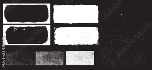 Conjunto pack de texturas, textura granulada y desgastada. Superposición de polvo, suciedad, partículas de ruido, grano