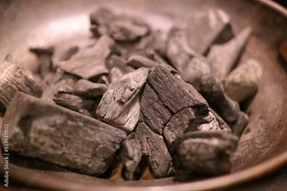 Charcoal for making a charcoal fire is provided Charcoal for making a charcoal fire is provided
