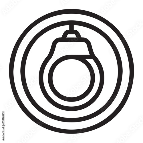 deported line icon