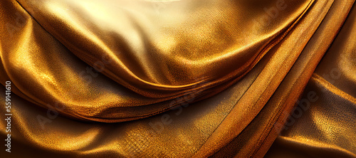 golden color fiber cloth texture background