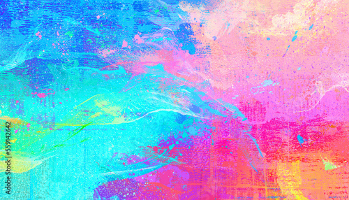 pink, light blue colored abstract image, brash stroke for background