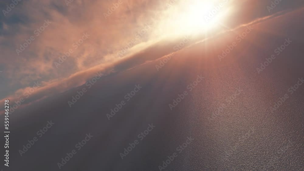 fly in clouds sunset 4k fly in clouds sunset 4k