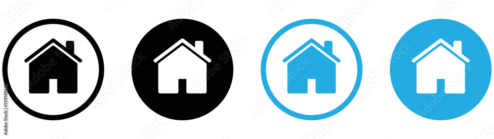 house icon set simple. address icon. home icon. style sign symbol for app and web, vector illustration house icon set simple. address icon. home icon. style sign symbol for app and web, vector illustration