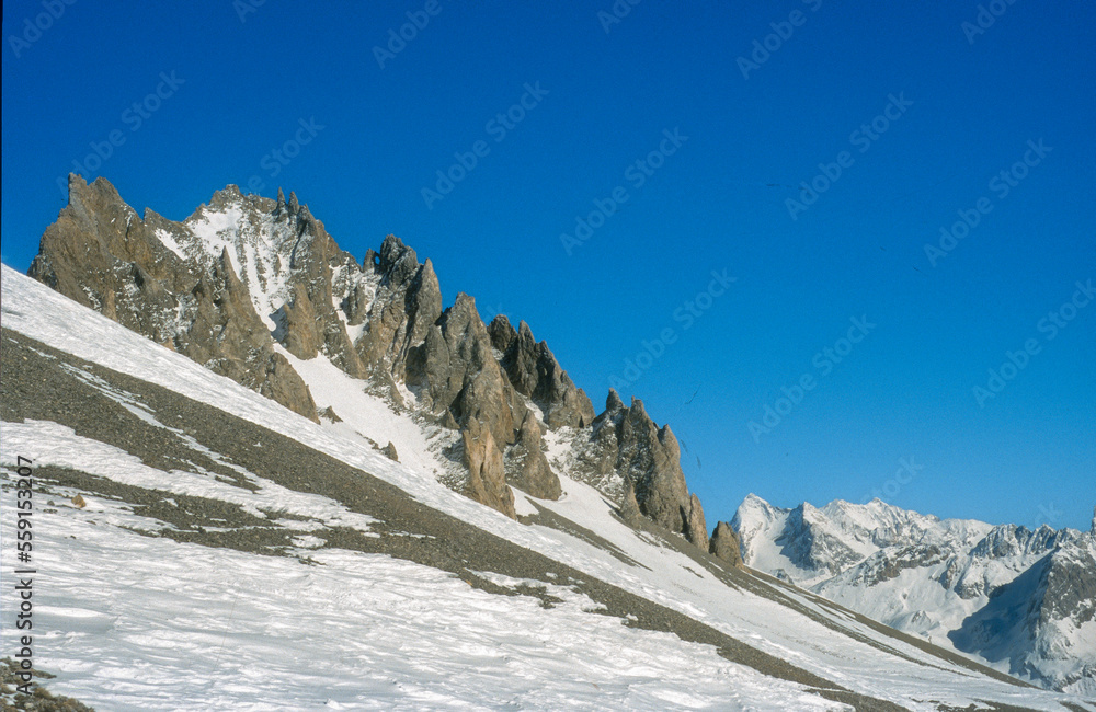Station de ski, Val D'Isere, région Auvergne Rhône Alpes, Savoie, 73, France Station de ski, Val D'Isere, région Auvergne Rhône Alpes, Savoie, 73, France