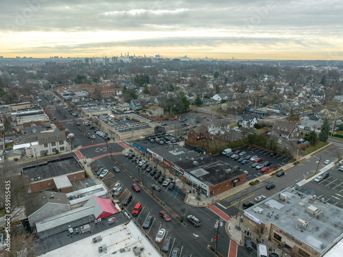 Aerial Drone of Maywood New Jersey 