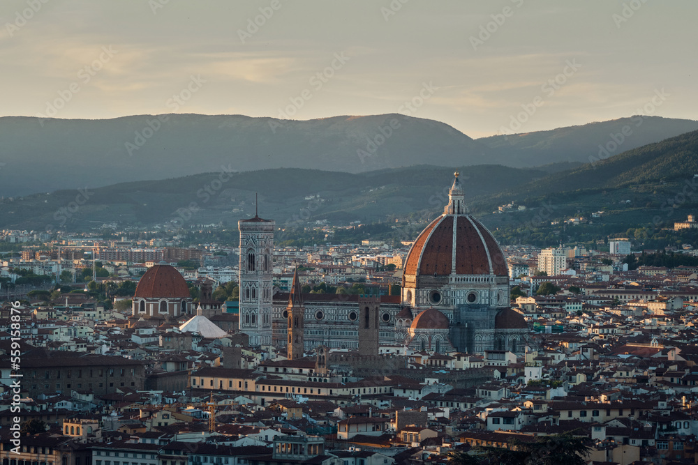 Sunset on Firenze cathedral