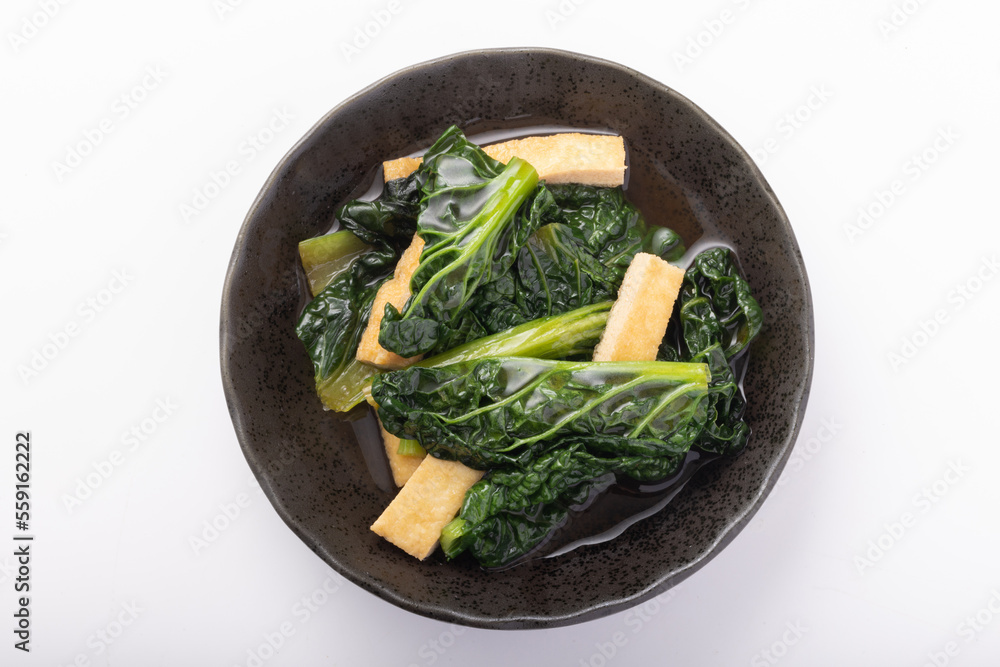 ちぢみ雪菜のお浸し