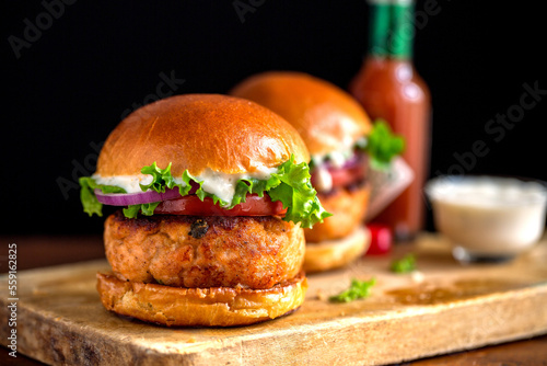 Salmon Burgers photo