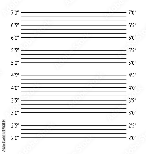 Police lineup or mugshot background. Vector