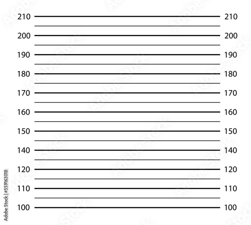 Police lineup or mugshot background. Vector