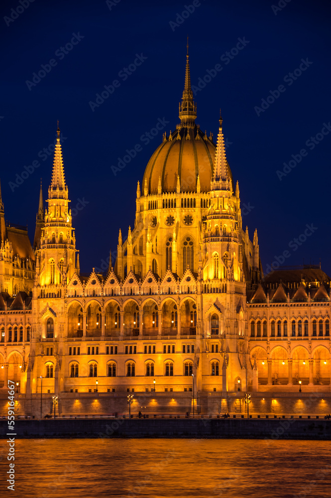 The Hungarian Parliament Building in Budapest