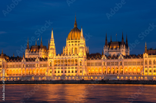 The Hungarian Parliament Building in Budapest © gumbao