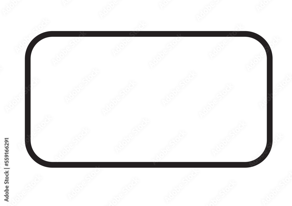 Blank frame outline icon Blank frame outline icon