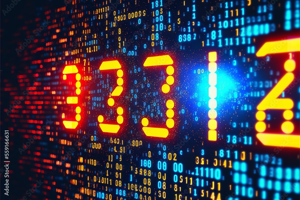 Background of an abstract binary for hackathons and other digital activities. Fallen zero numerals on a futuristic background with a matrix effect.
