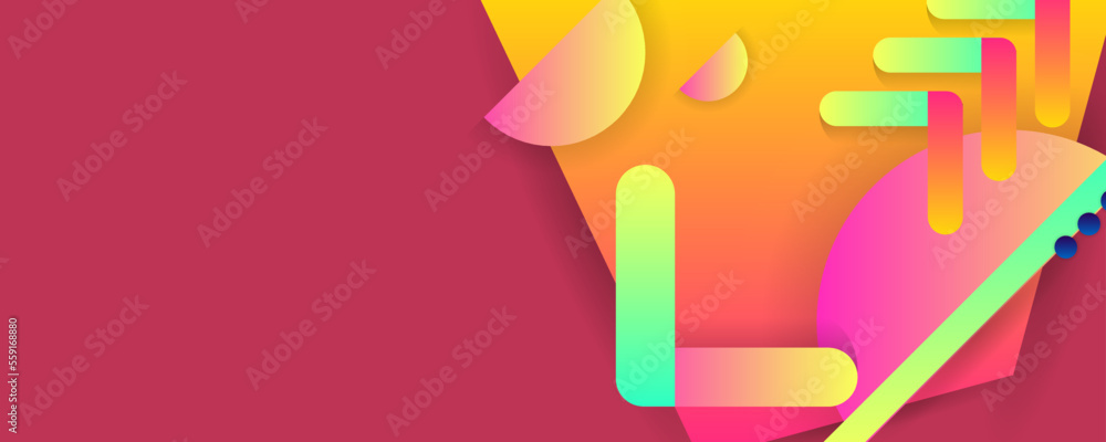 Courage stylish Abstract background on real pink Viva Magenta color futuristic elements banner geometric pink gradient for web or print Courage stylish Abstract background on real pink Viva Magenta color futuristic elements banner geometric pink gradient for web or print