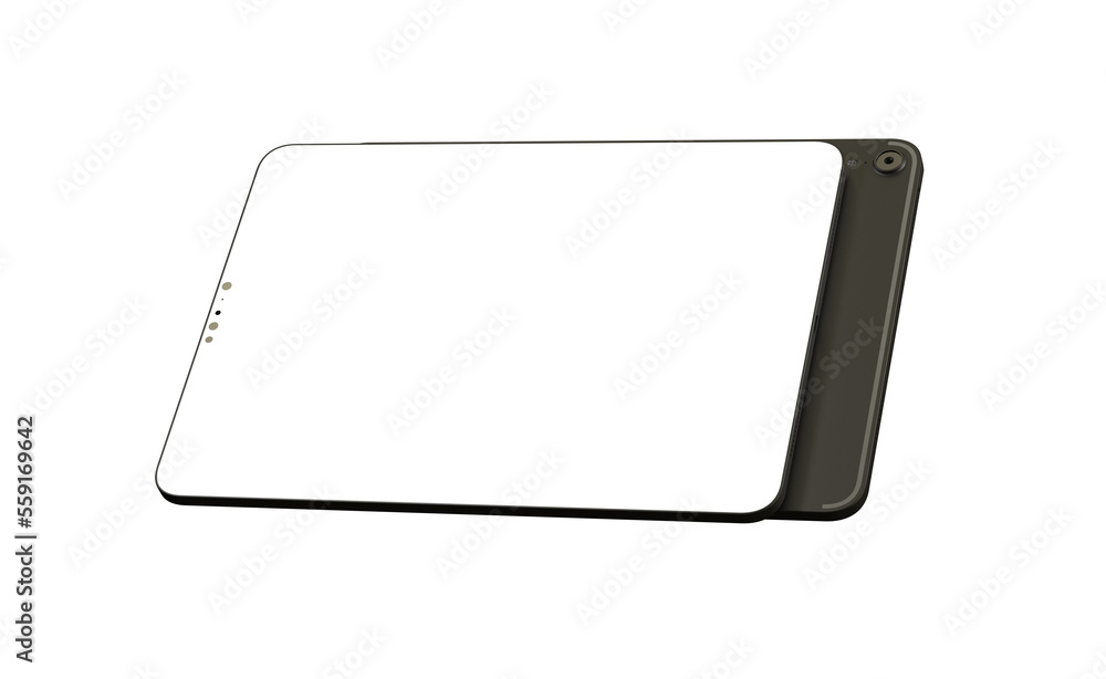 Tablet pc computer with blank screen 3d Tablet pc computer with blank screen 3d