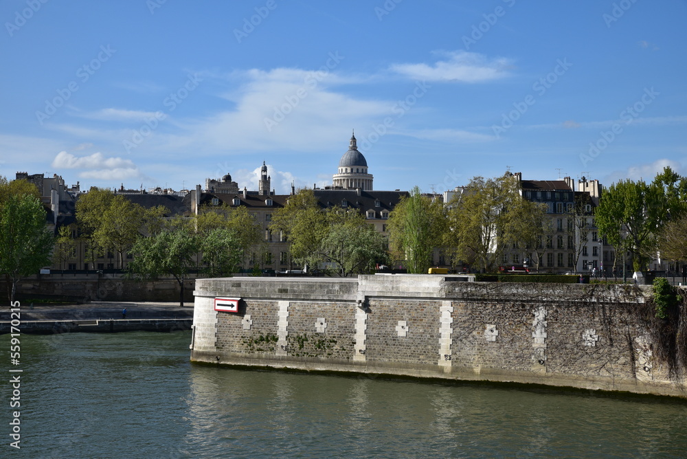Quais de la Seine à Paris. France