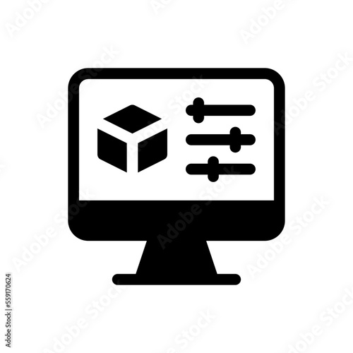 adjust glyph icon