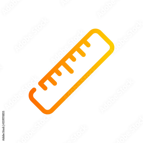 ruler gradient icon