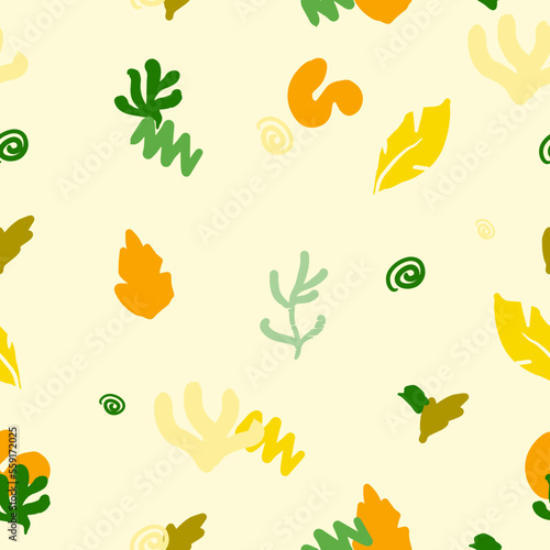 Yellow minimalistic pattern