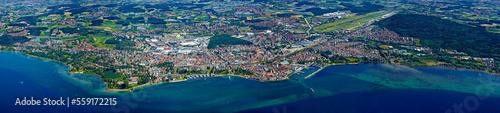 Friedrichshafen und die Bodensee Schifffahrt - Panorama