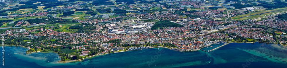 Friedrichshafen und die Bodensee Schifffahrt - Panorama