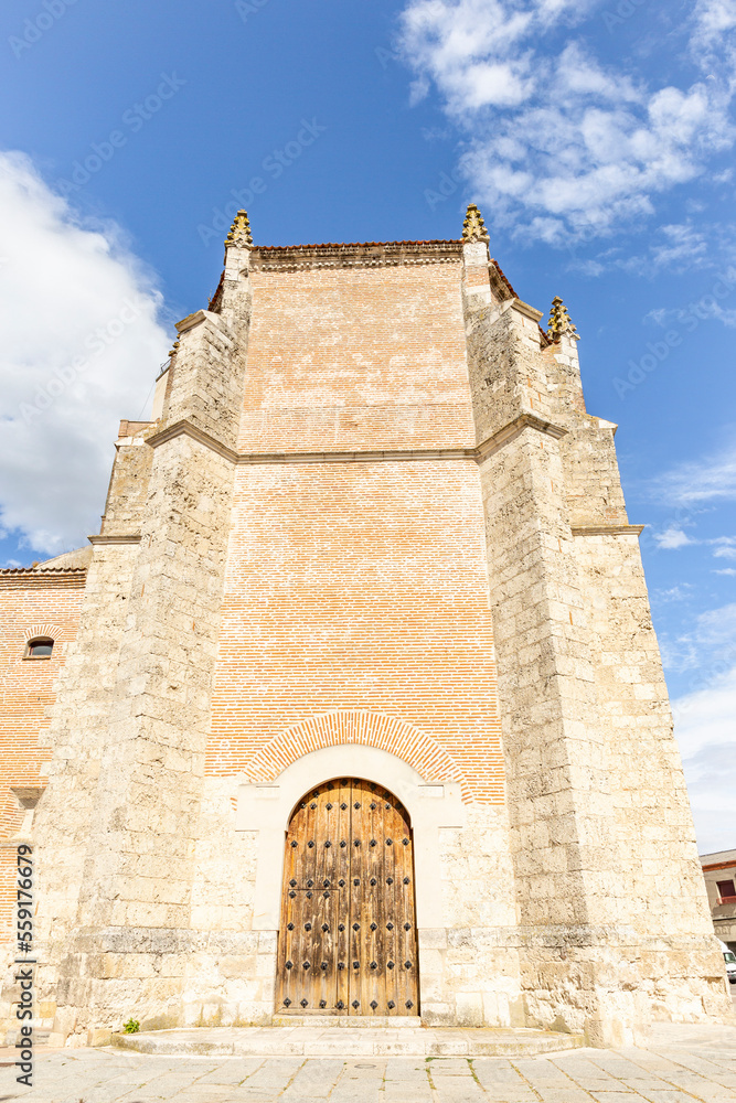 Church of Santa Maria La Mayor in Coca town, province of Segovia, Castile and Leon, Spain