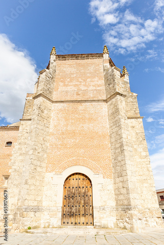 Church of Santa Maria La Mayor in Coca town, province of Segovia, Castile and Leon, Spain