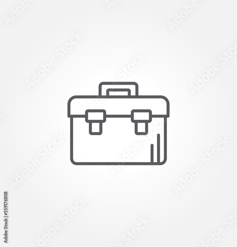 toolbox icon vector illustration logo template for many purpose. Isolated on white background.
