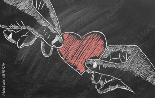 Konstfotografi Take my heart