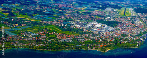 Friedrichshafen Luftbild Panorama