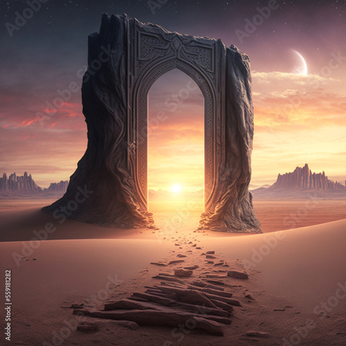 the gateway to the unknown details photorealistic hig