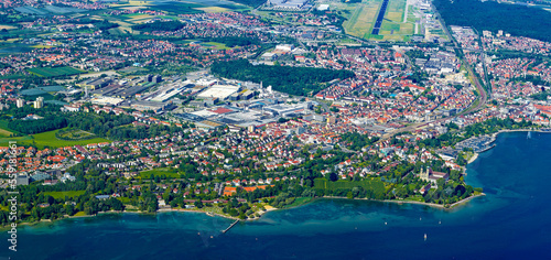 Friedrichshafen Luftbild Panorama