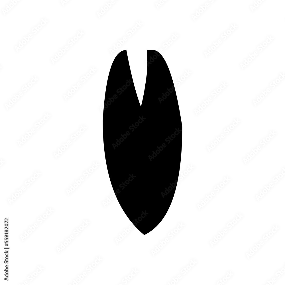 Gazelle paw icon. Simple style animal welfare association poster background symbol. Gazelle paw brand logo design element. Gazelle paw t-shirt printing. Vector for sticker. Gazelle paw icon. Simple style animal welfare association poster background symbol. Gazelle paw brand logo design element. Gazelle paw t-shirt printing. Vector for sticker.