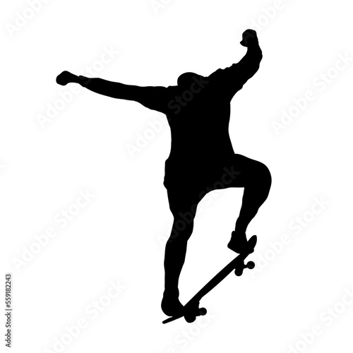 skateboarder silhouette
